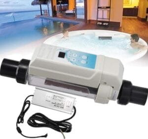NADYE Generador de Cloro Salino 20 g/h - Clorador Electrolítico con Monitoreo y Autolimpieza para Piscinas y Spas