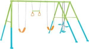 Columpio Infantil de Jardín con Balancín y Trapecio INTEX
