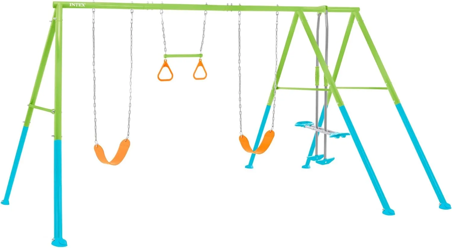 Columpio Infantil de Jardín con Balancín y Trapecio INTEX