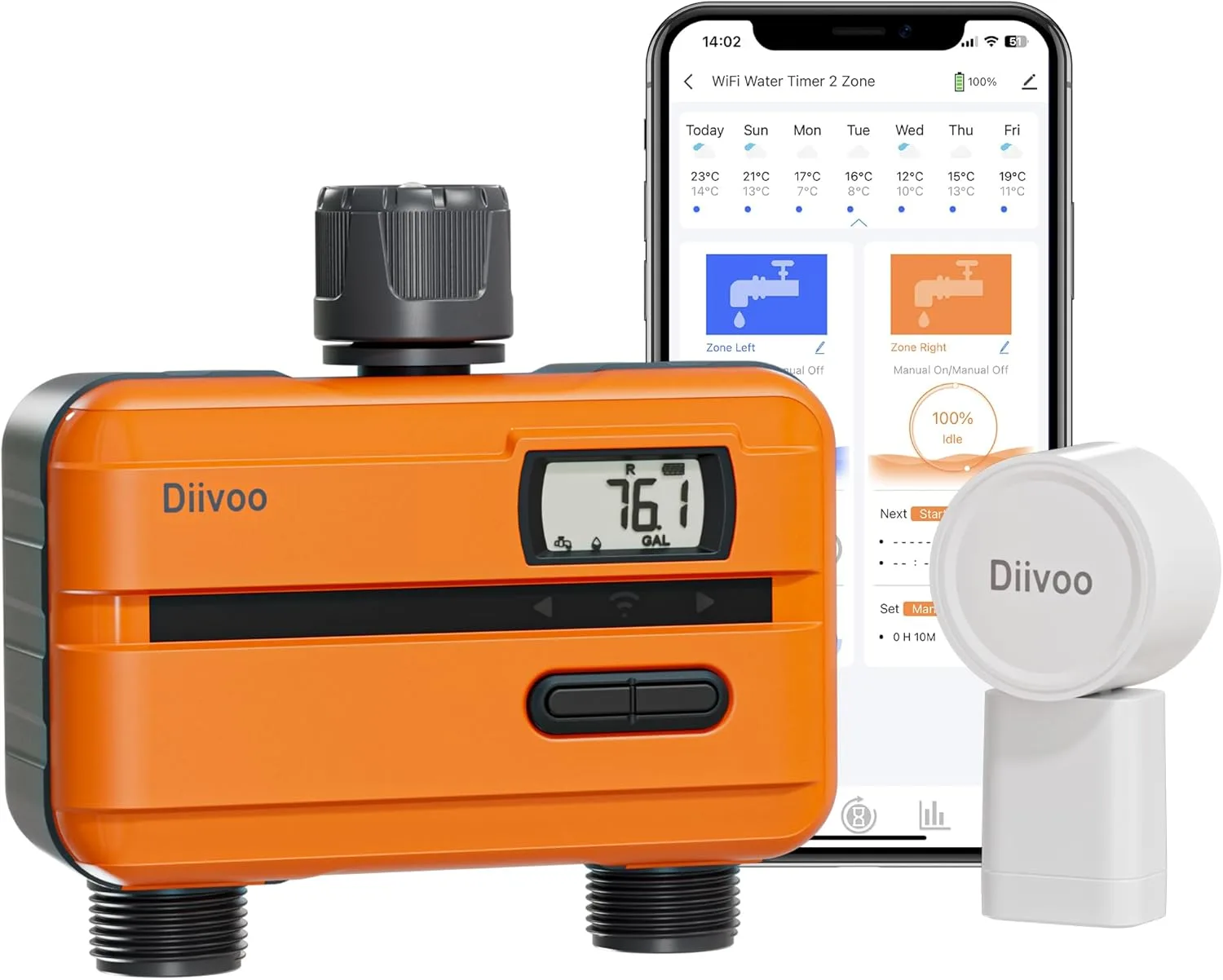 Programador de Riego WiFi Diivoo