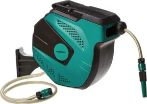 Enrollador de Manguera Automático Amazon Basics con Manguera de 35 Metros