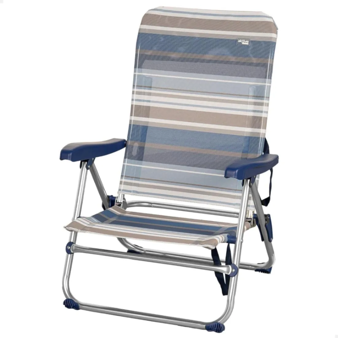 Silla de Playa Baja Plegable y Reclinable AKTIVE
