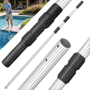 Barra Telescópica para Piscina tillvex de Aluminio 1,20-3,60 m para Limpieza